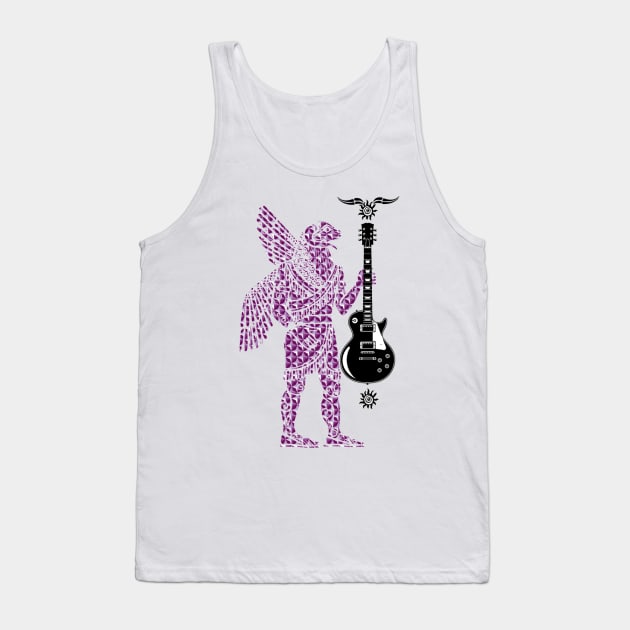 Guitars Anubis #3 Tank Top by sonnycosmics